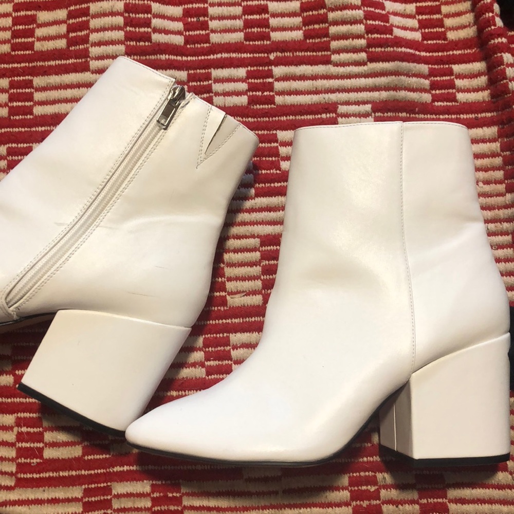 White booties